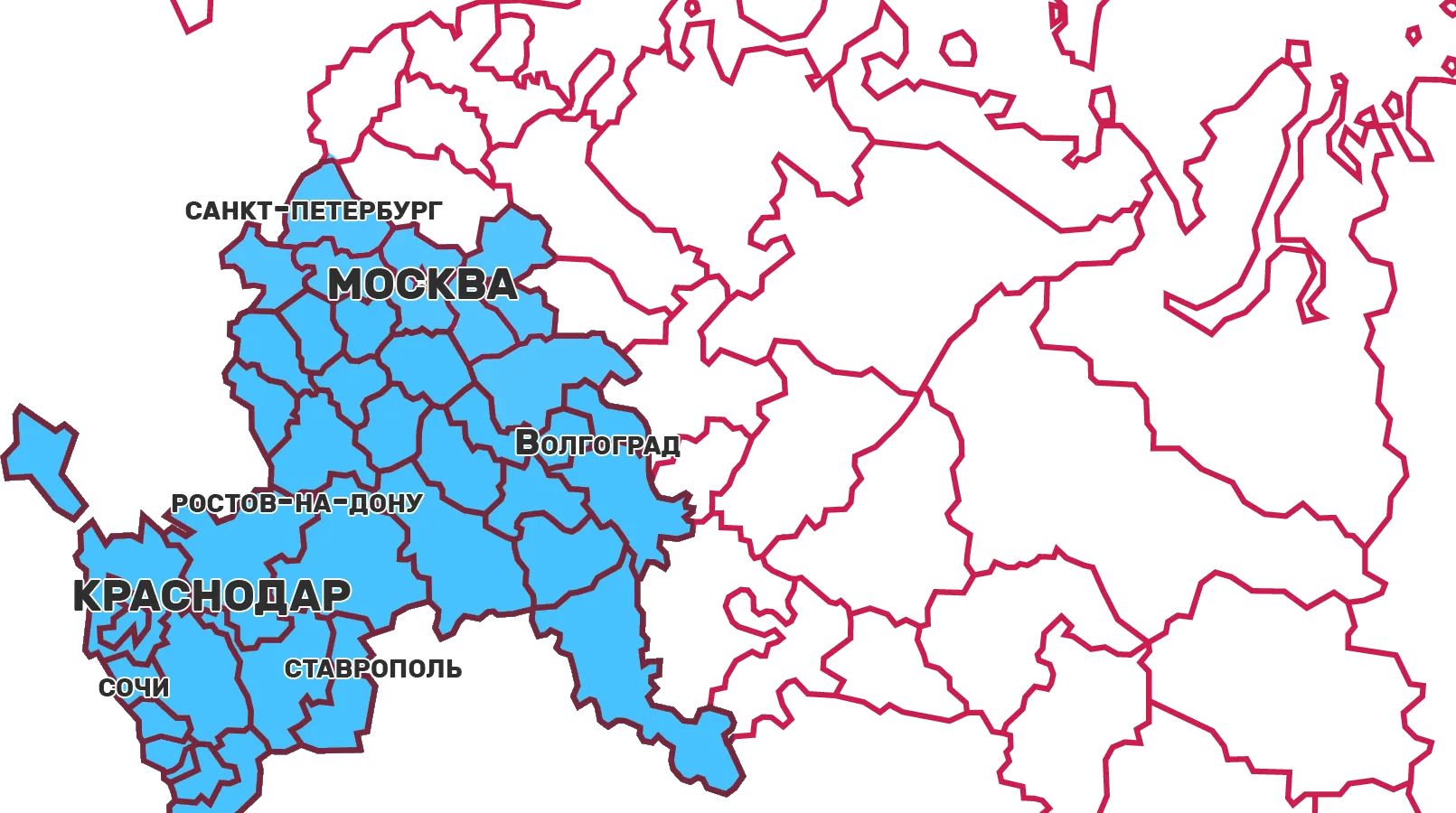 Карта в Белореченске
